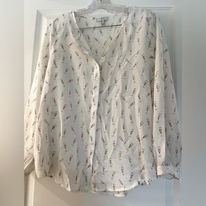 Joie women’s champagne blouse